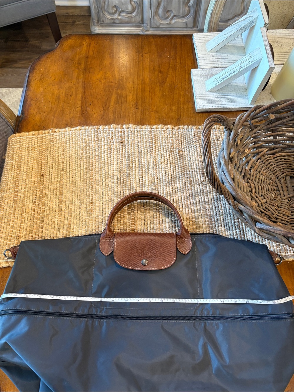 Longchamp Le Pliage One S Travel Bag Expandable in Black - Picture 7 of 11